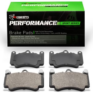 Porsche 911 Brake Pads - Performance - Front - R1 Concepts - Performance Sport - `99-`12
